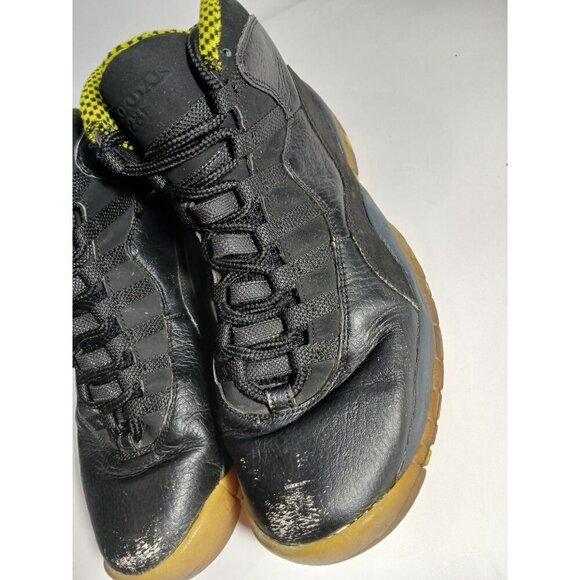 Nike Air Jordan Retro X 10 Venom Black/Green Size 9.5
